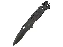 Нож складной SOG Escape Black, сталь 7Cr17MoV, рукоять алюминий, блистер