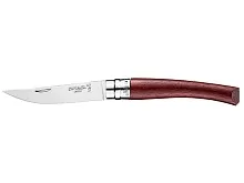 Нож складной Opinel Padouk Effile 08, филейный, нержавеющая сталь, падук