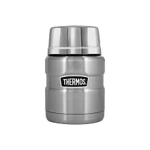 Термос для еды THERMOS KING SK-3000 0,47L, складная ложка, стальной