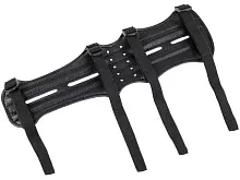 Крага Stinger, искуственная кожа, длина 30 см, ширина 9 см, цвет чёрный