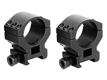 Кольца Target Optic 30мм на Picatinny, небыстросъёмные, высокие, BH=31мм
