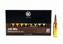 Патрон 243 Win. RWS Speed Tip 5.8г/90gr (20 штук)