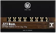 Патрон 223 Rem. RWS TMS 3.6г/55gr (20 штук)
