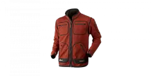 Куртка флисовая Harkila Kamko fleece Burnt orange/Shadow brown