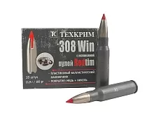 Патрон 308 Win. Техкрим Redtim 11.9г/184gr (10 штук)