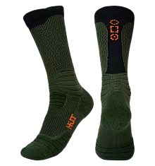Носки H.U.T., мужские, удлинённые, хаки