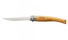 Нож складной Opinel Beech Effile 10, филейный, нержавеющая сталь, бук
