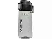 Бутылка для воды THEROPOD TP-2309 0.55L,поликарбонат, цвет прозрачно-чёрный