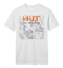 Футболка H.U.T. с принтом, белая