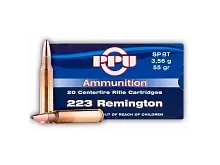 Патрон 223 Rem. Partizan SP BT 3.56г/55gr (20 штук)
