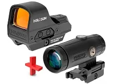 Комплект коллиматор Holosun HS510C + увеличитель HOLOSUN HM3X