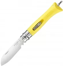 Нож складной Opinel DIY 09, нержавеющая сталь, полимер, сменные биты,жёлтый