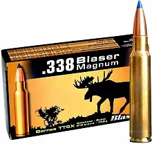 Патрон 338 Blaser Mag. Blaser Nosler AccuBond 13г/200gr (20 штук)