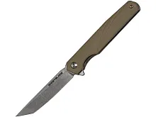 Нож складной GhostBlade Oni, сталь D2, 58-62 HRC, рукоять G10 песочная