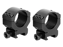 Кольца Target Optic 30мм на Picatinny, небыстросъёмные, средние, BH=27,7мм