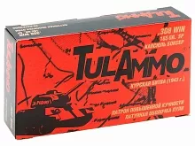 Патрон 308 Win. TulAmmo Повышенной кучности SP 10.8г/165gr пуля латунь