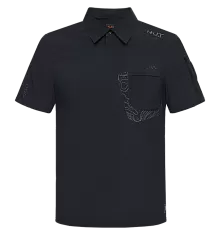 Поло мужское H.U.T. Kevat, чёрное