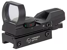 Коллиматор Target Optic 1x22x33, Weaver, зелёная/красная марка, 4 вида