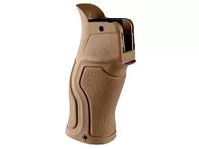 Рукоятка пистолетная FAB Defense Gradus для AR-15 прорезиненная Tan