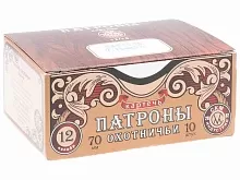 Патрон 12/70 картечь 7.15мм (32г) СКМ Элит (10 штук)