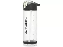 Бутылка для воды THEROPOD TP-23 0.75L, тритан, цвет прозрачно-чёрный