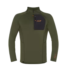 Термобельё мужское H.U.T. Yugan, лонгслив с воротником, хаки