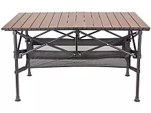 Стол туристический складной Overlander реечный нагрузка 50 кг чёрный