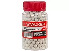 Шарики для пневматики Stalker 6мм пластиковые 0.2г (600 штук)