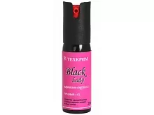 Газовый баллончик аэрозольно-струйный Black (Lady) (OC+CS) 25мл