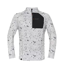 Термобельё мужское H.U.T. Yugan, лонгслив с воротником, серо-голубой