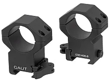 Кольца Gaut 30мм на Picatinny, быстросъёмные, высокие, H=21,8мм, BH=36,8мм