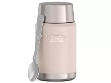 Термос для еды THERMOS IS-301 SN 0,71L, складная ложка, песочный