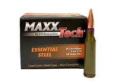 Патрон 5.45х39 MAXXTech (АПЗ) FMJ 3.85г/60gr лак (20 штук)