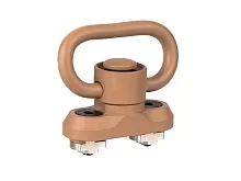 Антабка ShotTime быстросъёмная QD, на M-LOK, для ремня 32мм, песок