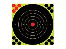 Мишень самоклеящаяся осыпающаяся Stalker, круглая, 20х20 см, D 20см, 25 шт.