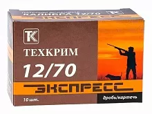 Патрон 12/70 дробь 3 (35г) Техкрим Экспресс (10 штук)