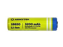 Аккумулятор 18650 Li-Ion Armytek 3200 mAh c защитой