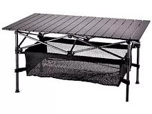 Стол туристический складной Overlander реечный нагрузка 50 кг чёрный