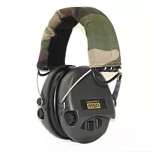 Наушники активные Sordin (MSA) Supreme Pro-X LED Green GEL, хаки