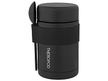 Термос для еды THEROPOD TP-20-520-B 0.52L, нержавеющая сталь, ложка, чёрный