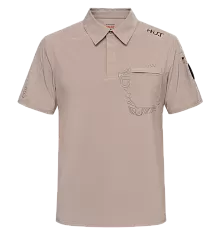 Поло мужское H.U.T. Kevat, бежевое
