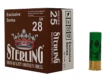Патрон 16/70 дробь 4 (28г) Sterling (25 штук)