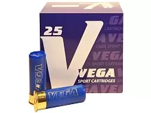 Патрон 12/70 дробь 7.5 (24г) Azot VEGA Sporting (25 штук)