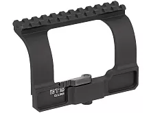 Кронштейн GTS Q.128 боковой быстросъёмный Picatinny АК/Сайга, 11 слотов