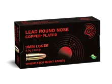 Патрон 9mm Luger Geco LRN Copper-Plated 8г-124gr (50 штук)