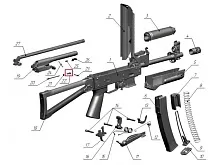 Пружина ударника (деталь затвора) Сайга-9/TR9, СК-308.3-13