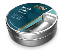 Пульки HN Match Light 4.5мм (4.49) (500 штук)