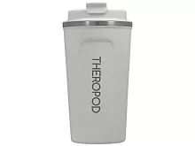 Термокружка THEROPOD TP-8768 0.45L, герметичная крышка, цвет белый