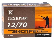 Патрон 12/70 дробь 1 (35г) Техкрим Экспресс (10 штук)