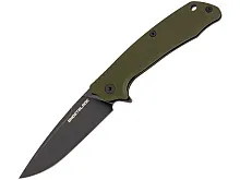 Нож складной GhostBlade Tenebris, сталь D2, 58-62 HRC рукоять G10 оливковая